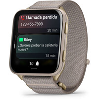 Garmin smartwatch Venu X1 dorado con correa de nailon Comf 10