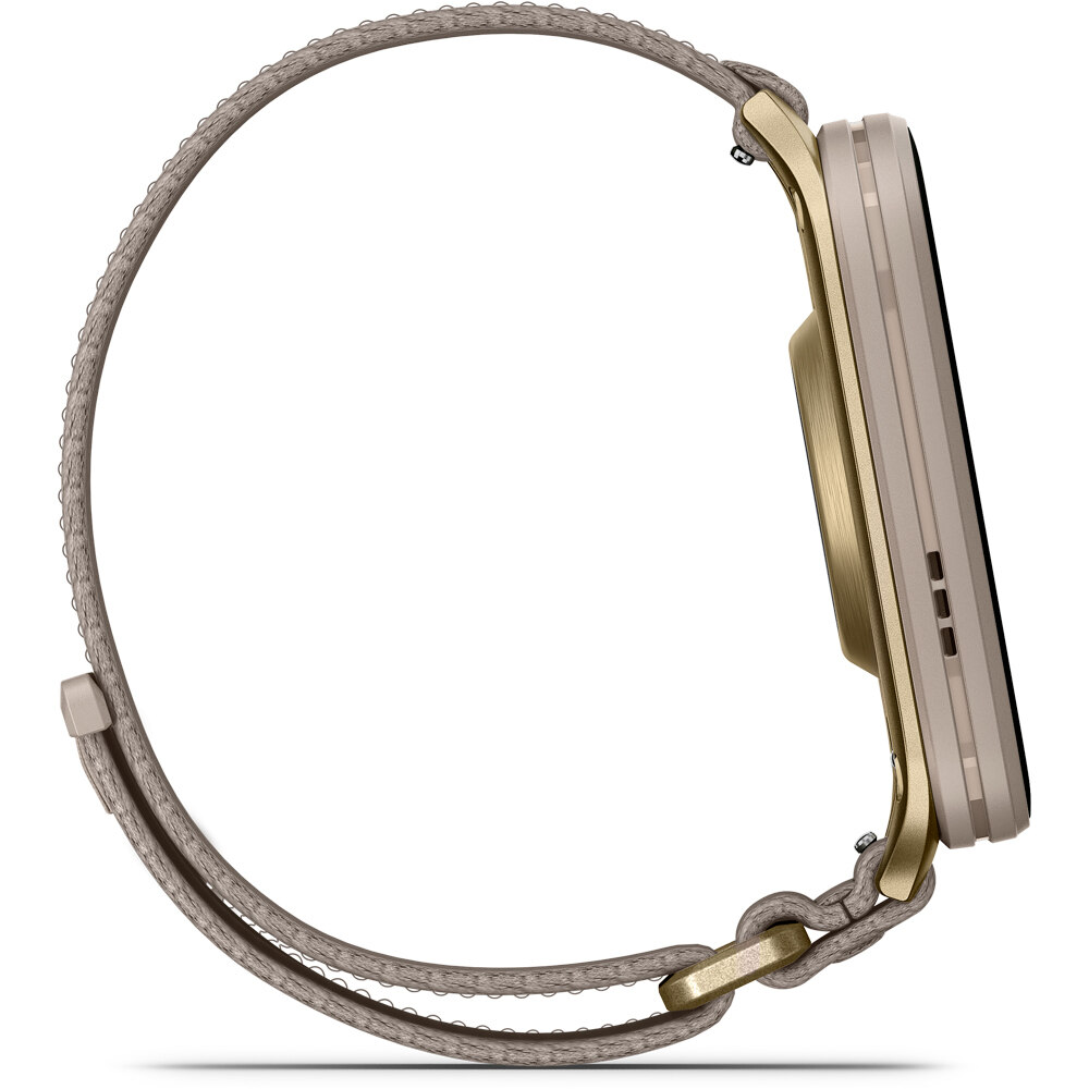 Garmin smartwatch Venu X1 dorado con correa de nailon Comf 14