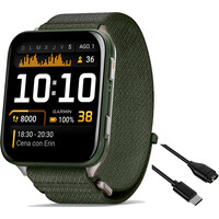 Garmin smartwatch Venu X1 Verde correa ComfortFit verde vista frontal