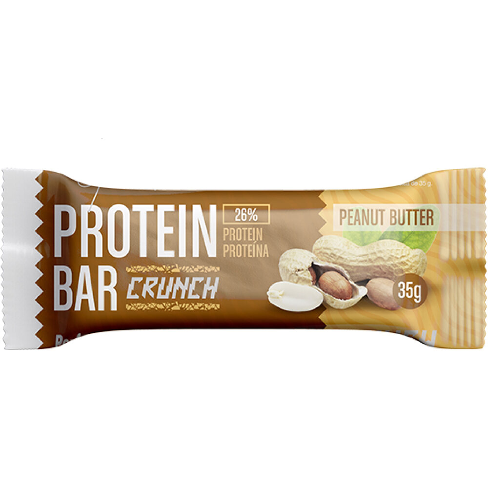Gen Profesional barritas energéticas CAJA BARGEN PRO CRUNCH 35GR CACAHUETE 24 vista frontal
