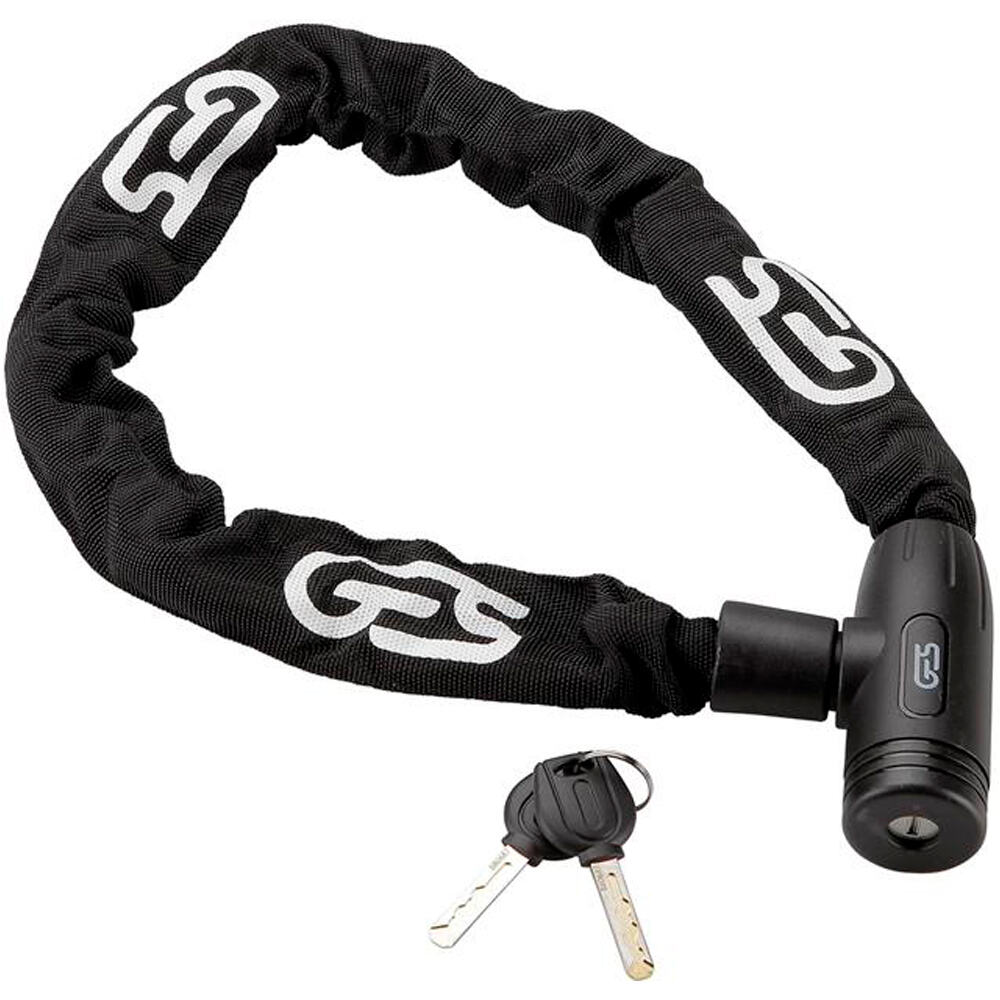 Ges candado bicicleta CANDADO CADENA 8X8X800 MM. NEGRO vista frontal