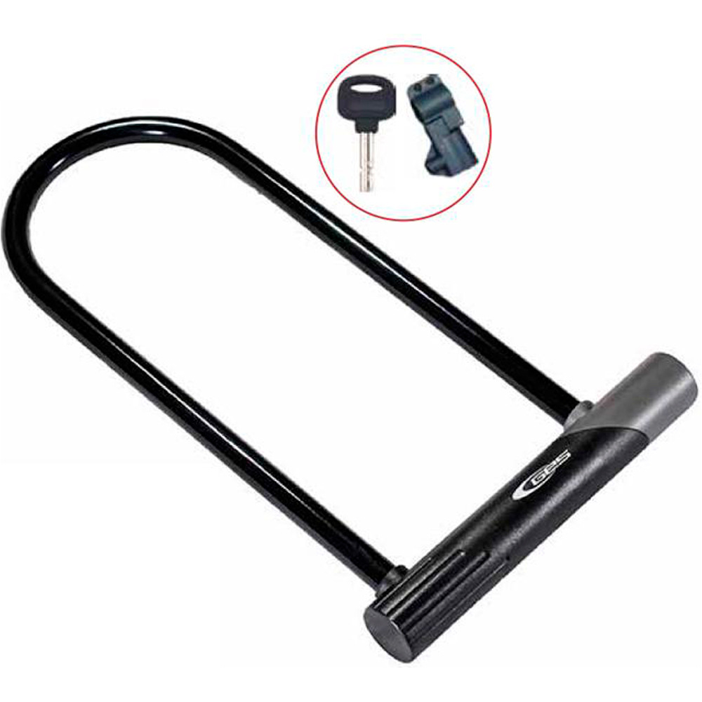 Ges candado bicicleta CANDADO HORQUILLA 12X180X320 MM. NEGR vista frontal