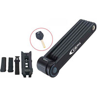 Ges candado bicicleta CANDADO PLEG 800 MM. NEGRO (6 LAMINAS) vista frontal