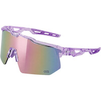 Ges gafas ciclismo GAFA ARGI LENTE REVO ROSA vista frontal