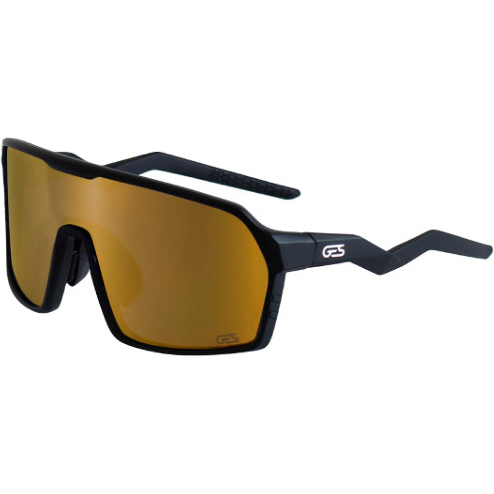 Ges gafas ciclismo GAFA GOGOR LENTE REVO ORO vista frontal