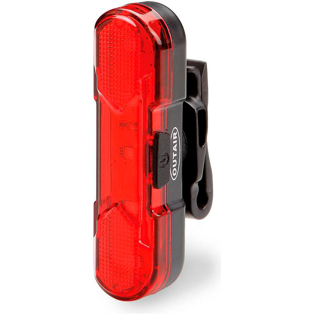 Ges luz trasera bicicleta LUZ TRASERA USB 15 LUMENS PLUTON vista frontal