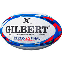 Gilbert balón de rugby REPLICA MINI ICC BILBAO 2026 vista frontal