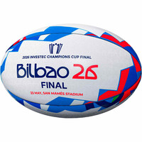 Gilbert balón de rugby SUPPORTER ICC FINAL BILBAO 2026 vista frontal