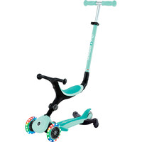 Globber patinete GO UP ACTIVE 360 WHITE LIGHTS PASTEL PIN 01