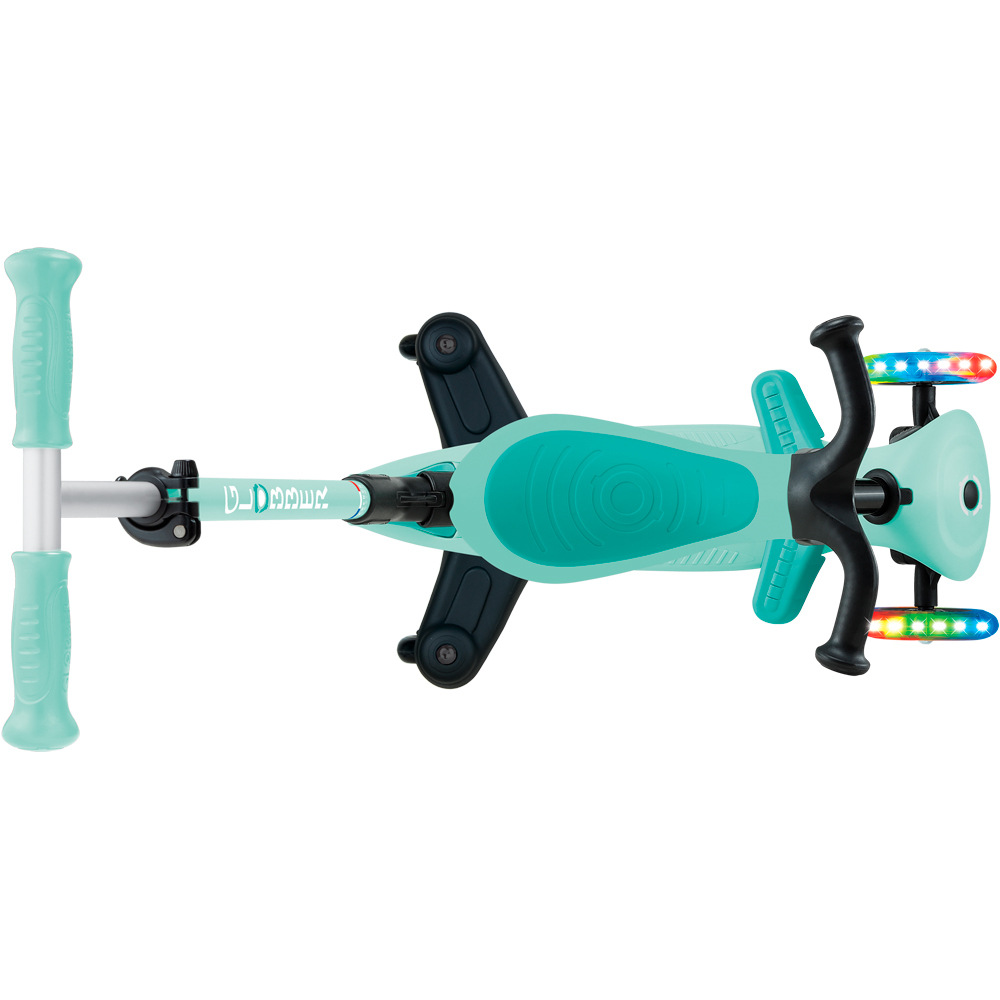 Globber patinete GO UP ACTIVE 360 WHITE LIGHTS PASTEL PIN 06