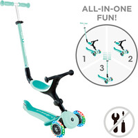 Globber patinete Go Up Active luces Menta 07