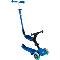 Globber patinete Go Up Active luces Navy Blue vista frontal