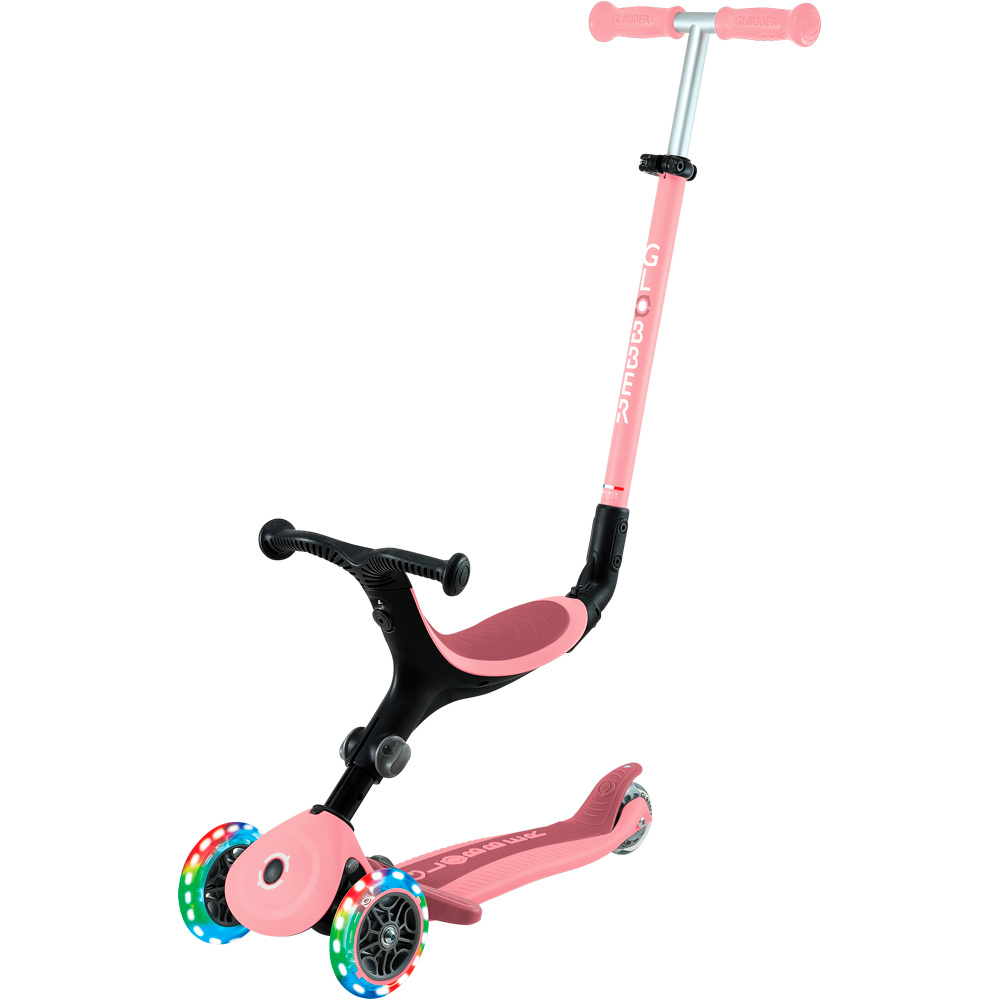 Globber patinete Go Up Active luces Rosa Pastel 02