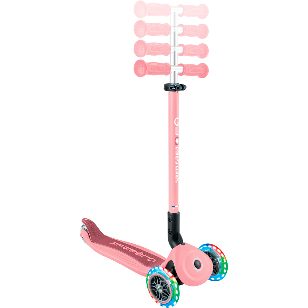 Globber patinete Go Up Active luces Rosa Pastel 06