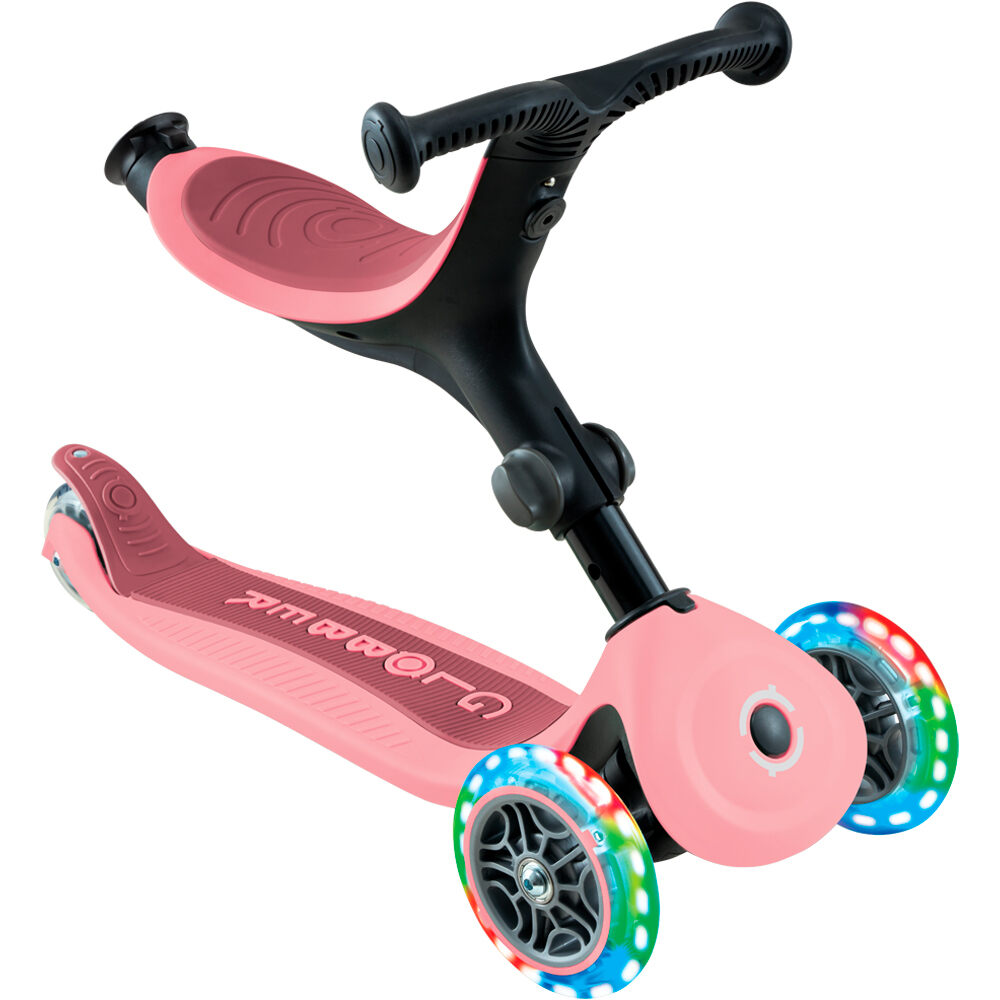 Globber patinete Go Up Active luces Rosa Pastel 09