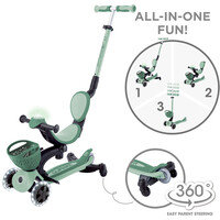Globber patinete Go Up Baby Lights 360 Olive 10