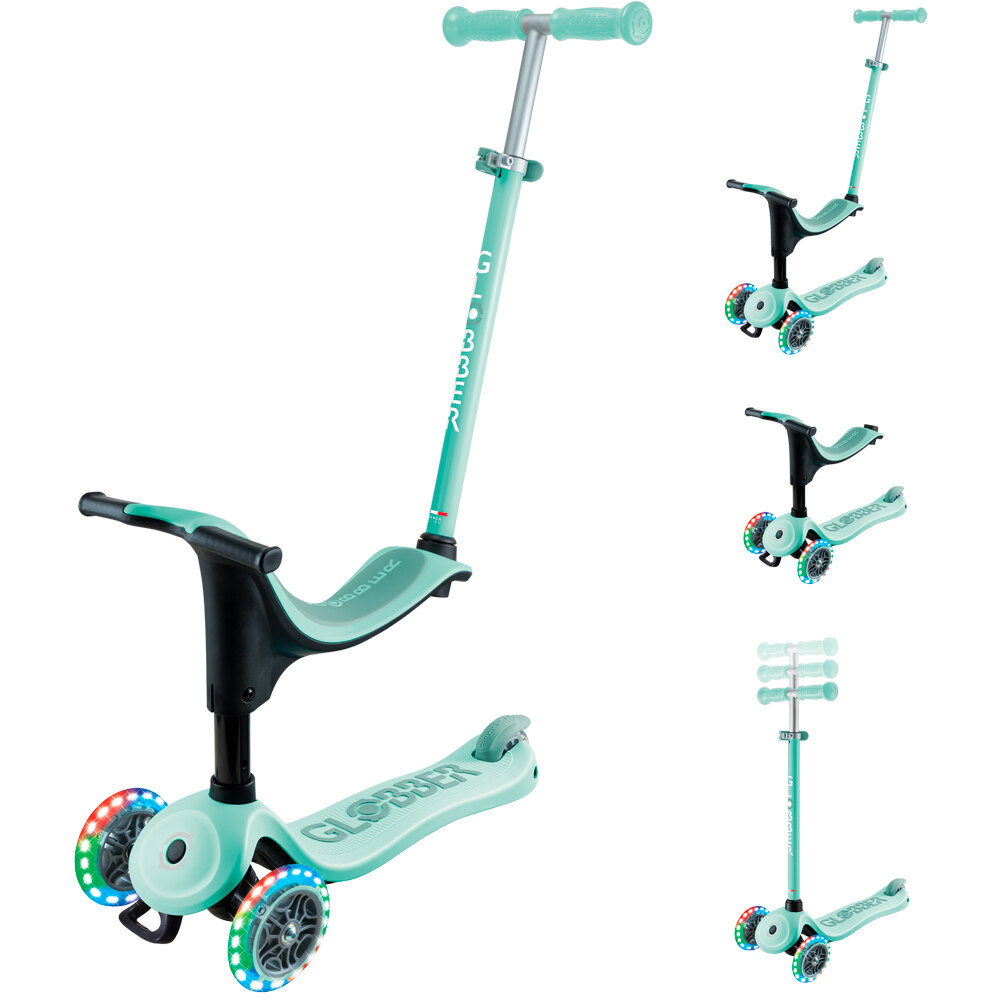 Globber patinete Go Up Sporty luces V2 Menta 02