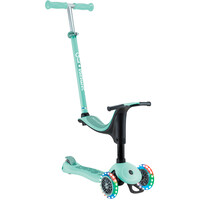 Globber patinete Go Up Sporty luces V2 Menta vista frontal