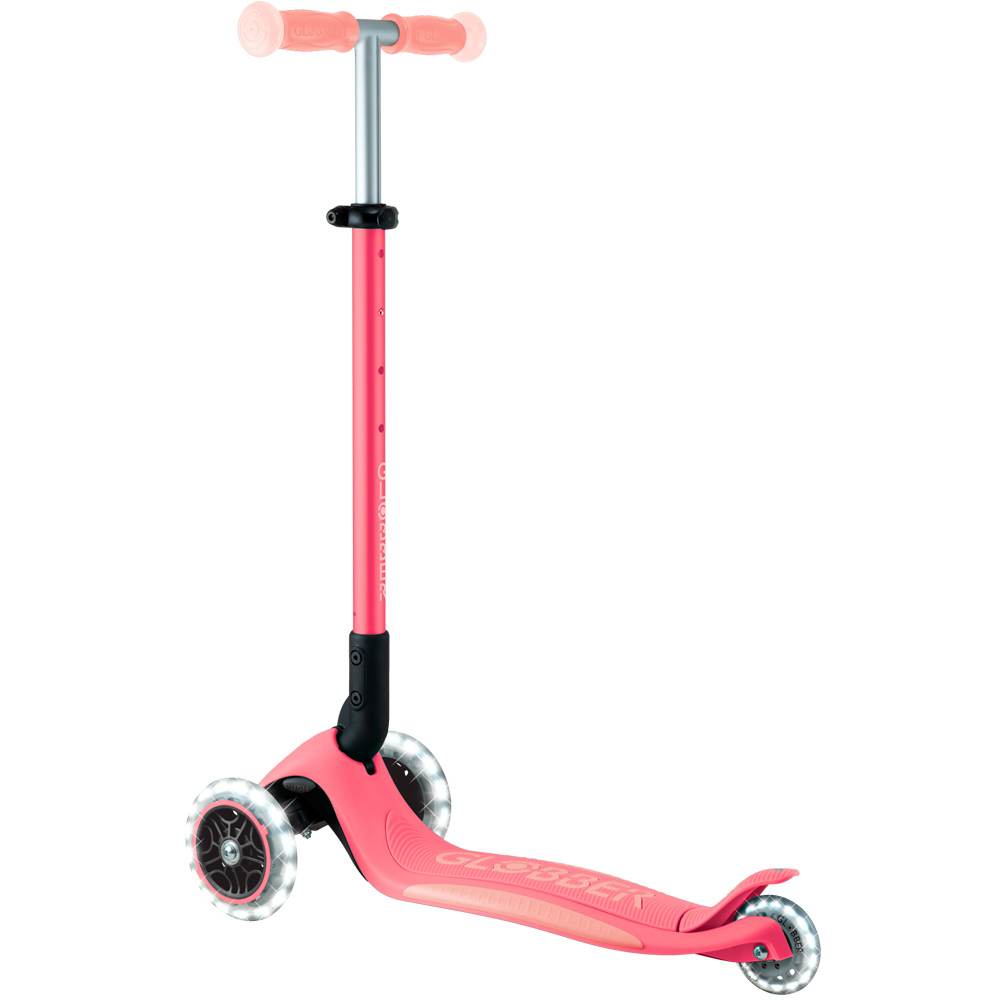 Globber patinete Patinete Elite Glow Lights Coral Pink 01