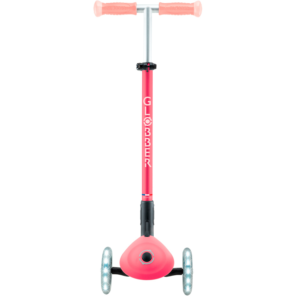 Globber patinete Patinete Elite Glow Lights Coral Pink 02