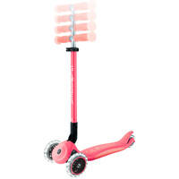 Globber patinete Patinete Elite Glow Lights Coral Pink 04