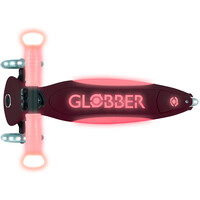 Globber patinete Patinete Elite Glow Lights Coral Pink 05