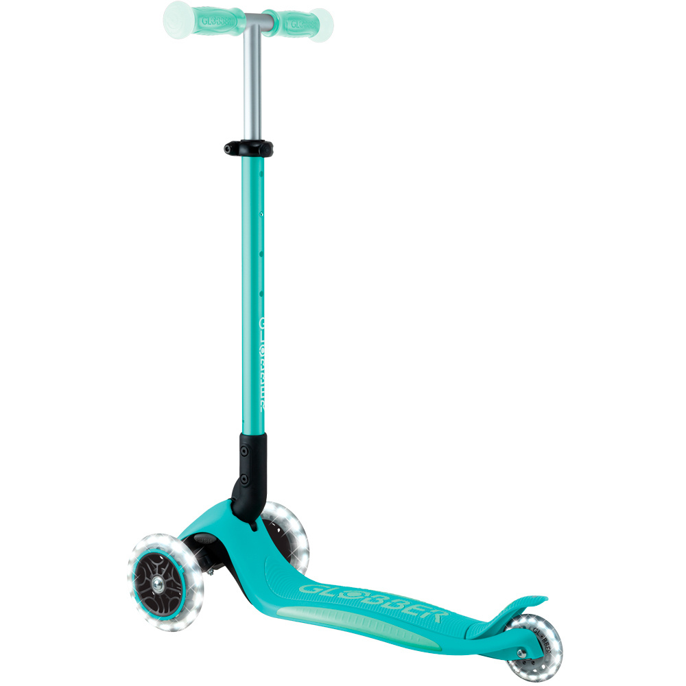 Globber patinete Patinete Elite Glow Lights Mint 01