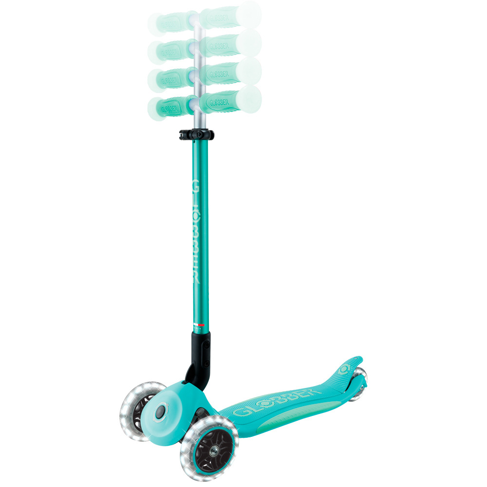 Globber patinete Patinete Elite Glow Lights Mint 04