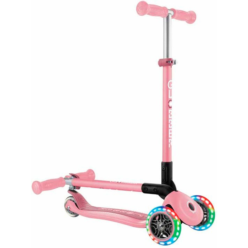 Globber patinete Patinete Primo Foldable Lights Pastel Pink 03