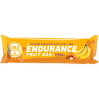 Gold Nutrition barritas energéticas ENDURANCE FRUIT BAR PLATANO & ALMENDRA - 40 G vista frontal