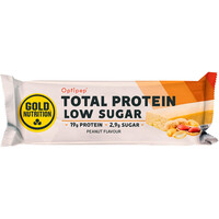 Gold Nutrition barritas energéticas T.PROT BAR LOW SUGAR CRUNCHY PEANUT 60G vista frontal