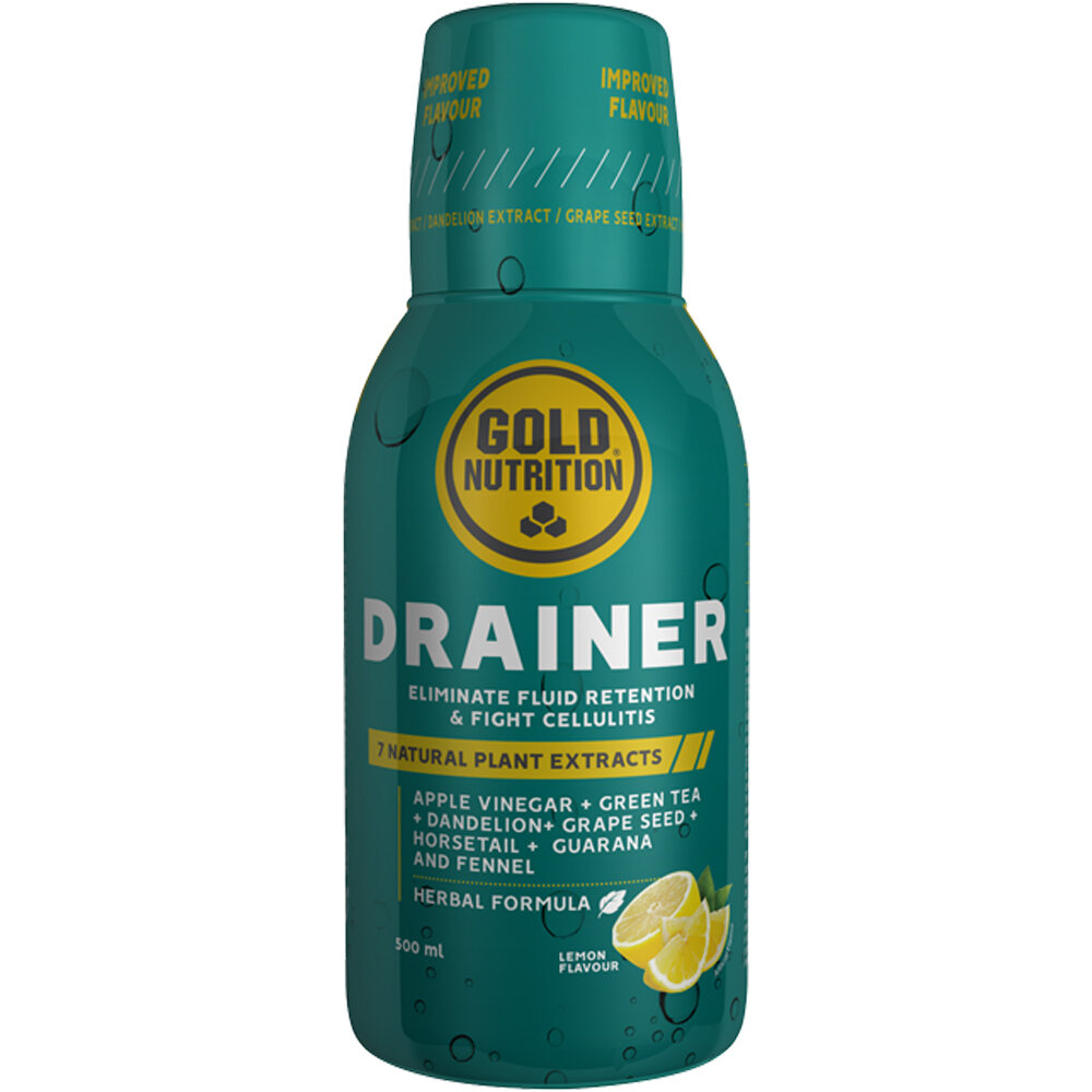 Gold Nutrition complementos nutricionales DRAINER LEMON - 500ML vista frontal