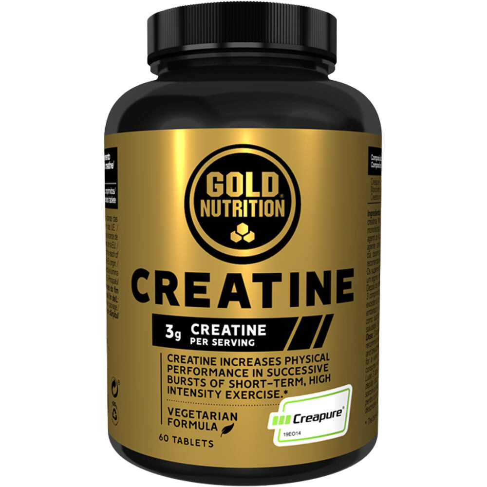Gold Nutrition Creatinas CREATINE - 1000  MG - 60 CAPS vista frontal