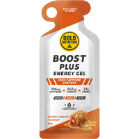 Gold Nutrition energía instantánea BOOST PLUS GEL SALTED CARAMEL 01