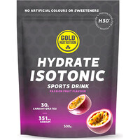 Gold Nutrition hidratación HYDRATE ISOTONIC H30 MARACUY - 500 G vista frontal
