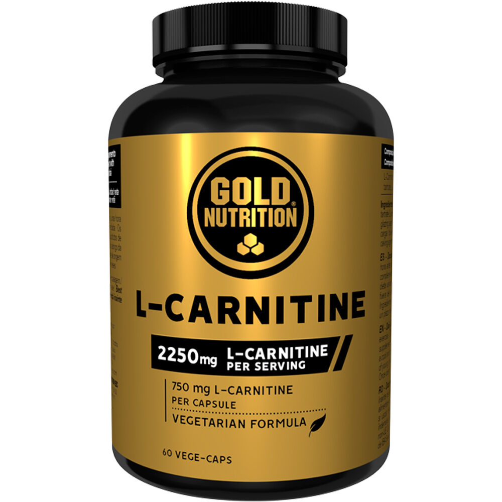 Gold Nutrition L-Carnitina L-CARNITINE 750  MG - 60 CAPS vista frontal