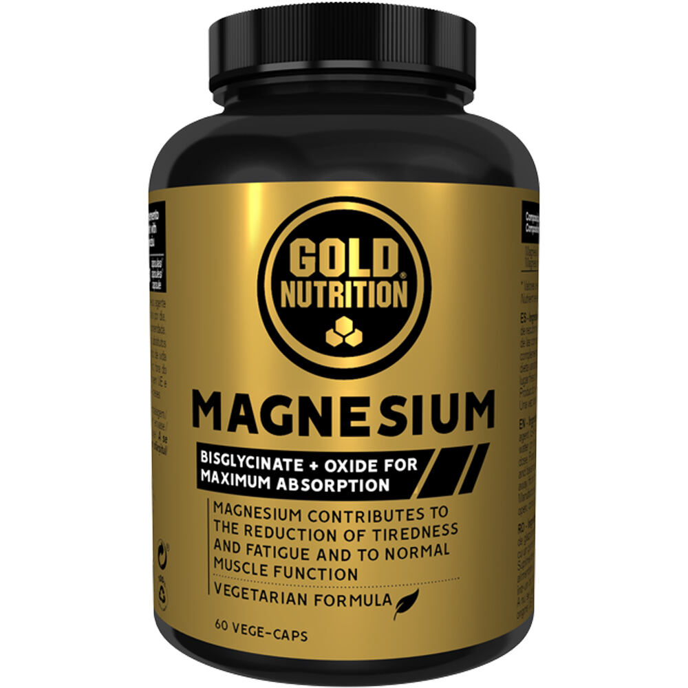 Gold Nutrition Magnesio MAGNESIUM 600 MG - 60 CAPS vista frontal