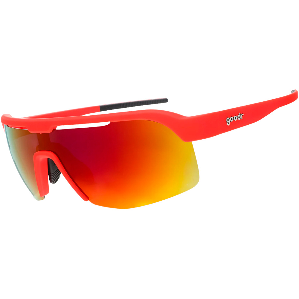 Goodr gafas deportivas Dante's Shin Split Inferno vista frontal