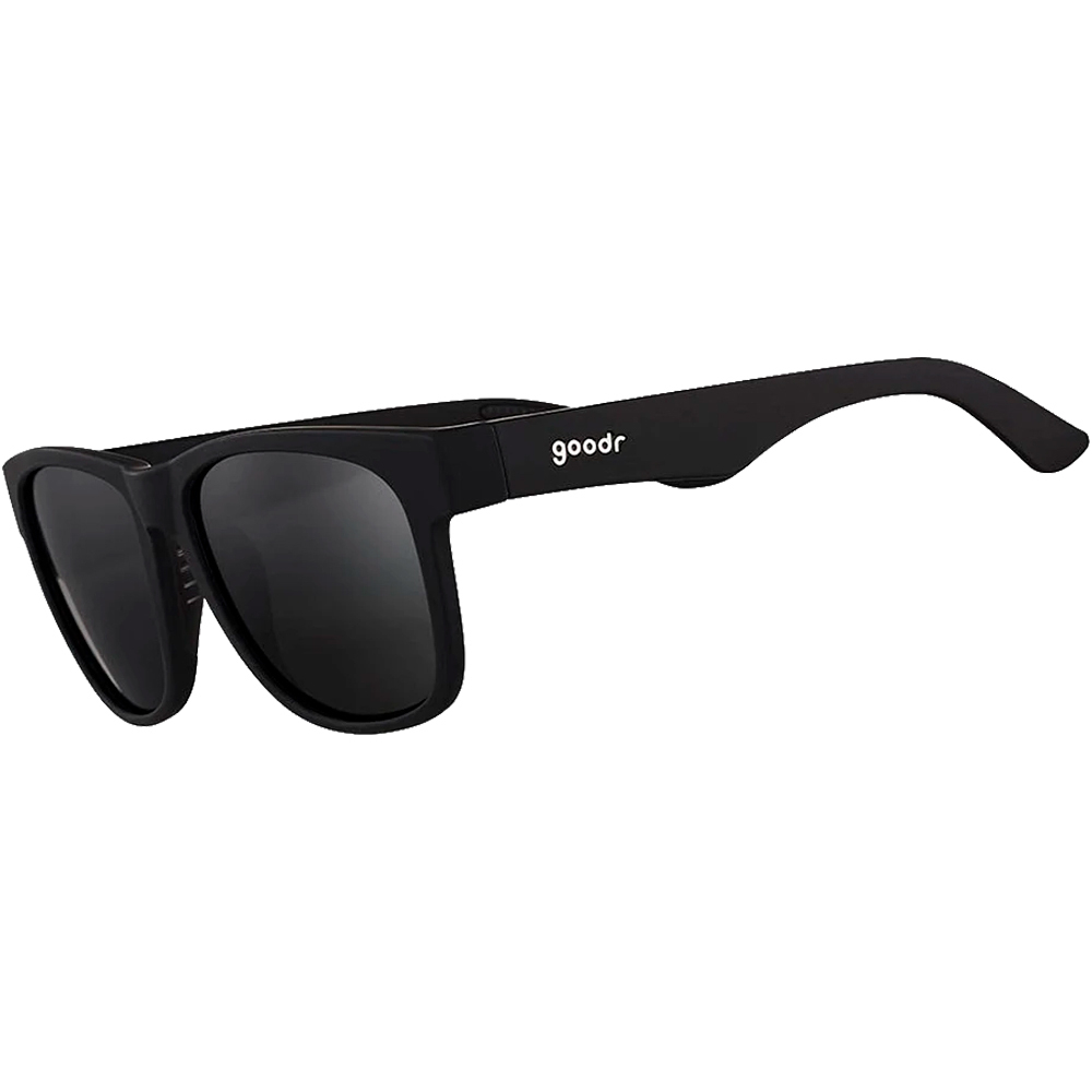 Goodr gafas deportivas Hooked on Onyx vista frontal