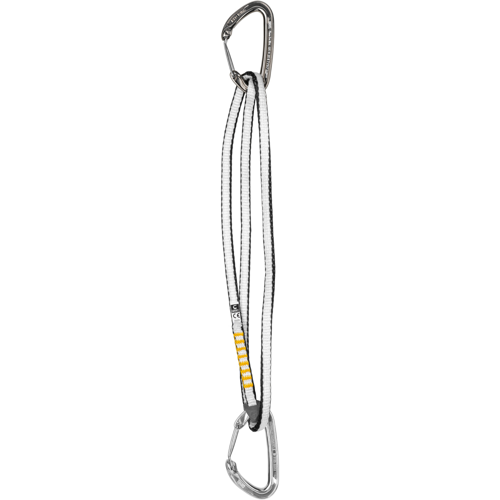Grivel express escalada ALPINE DUAL PLUME EVO cinta Dyneema 10 m vista frontal
