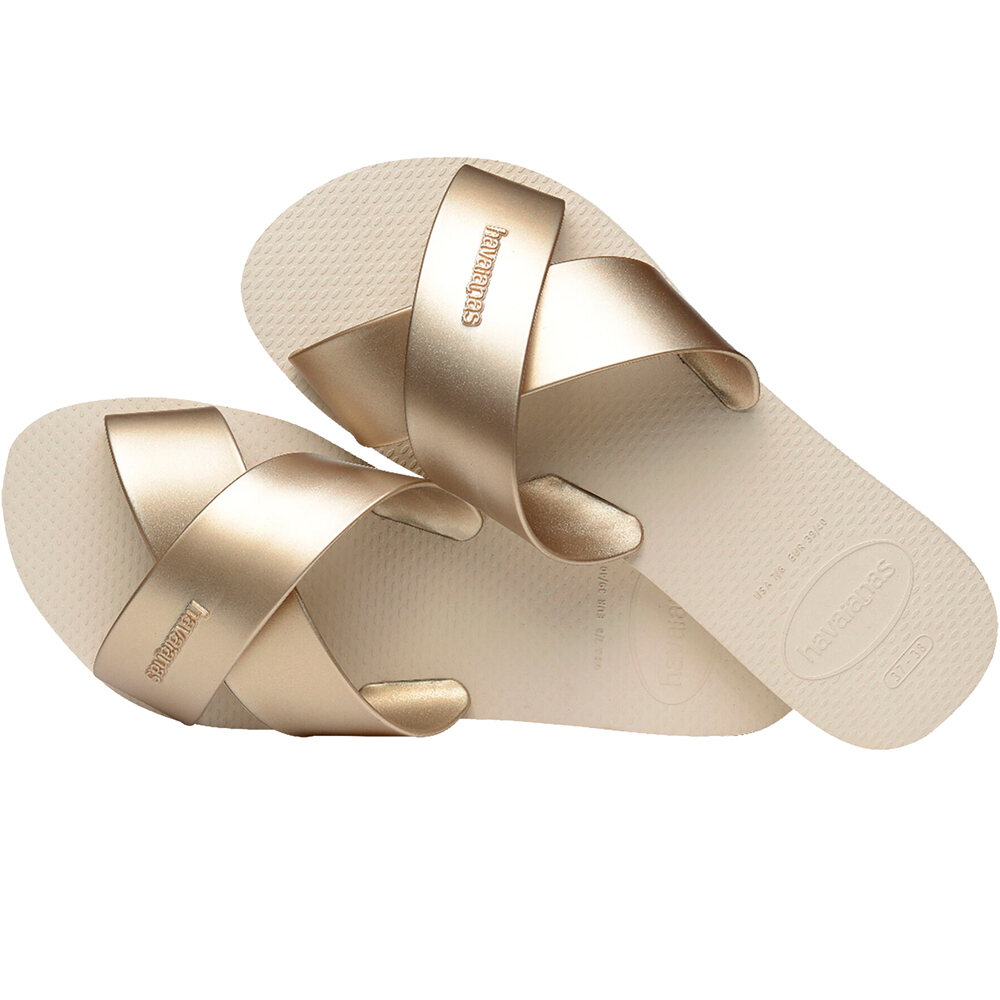 Havaianas chanclas mujer HAV. AQUA METALLIC vista trasera