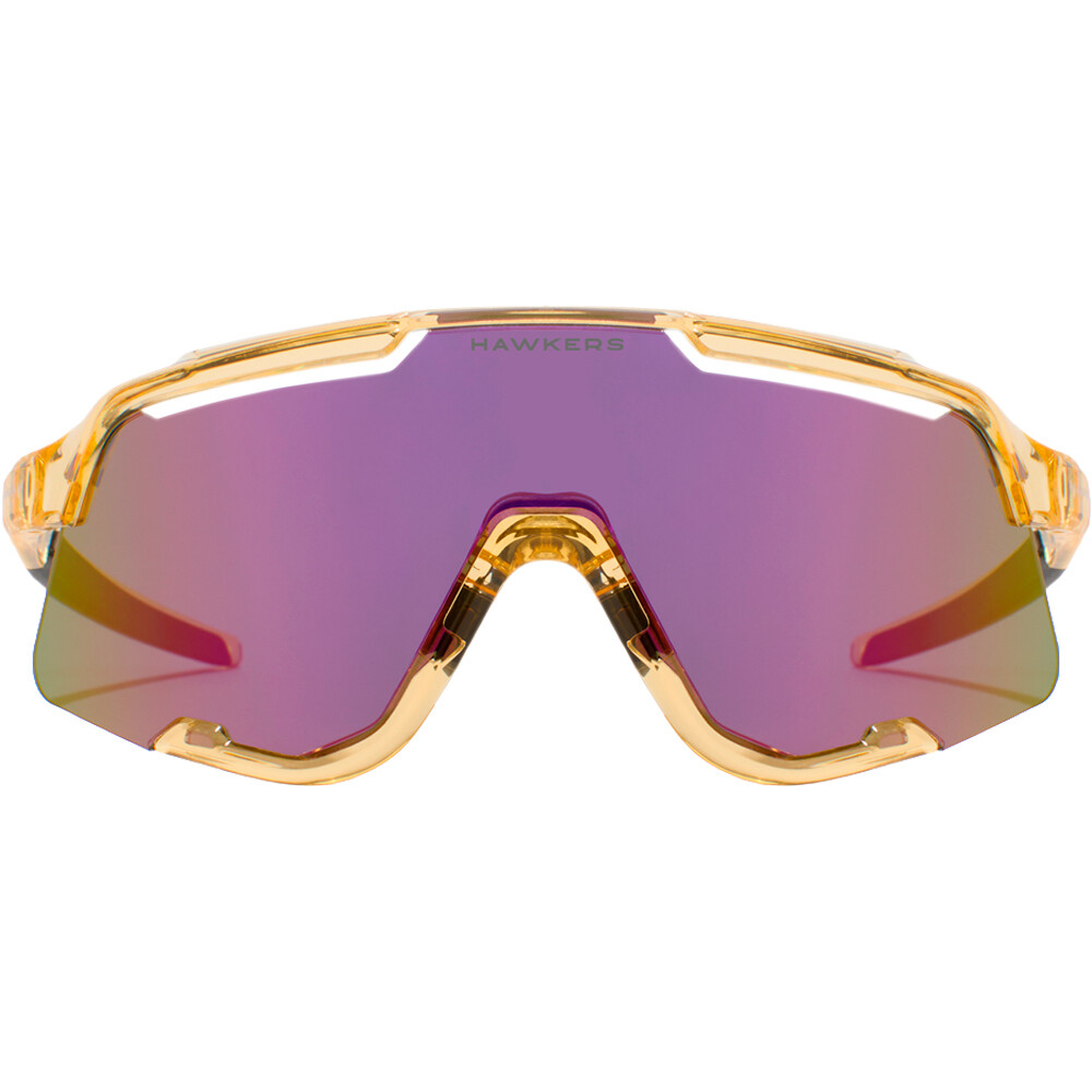 Hawkers gafas ciclismo POWER CHAMPAGNE TRANSPARENTE BRILLO - MORADO NEBULA 01