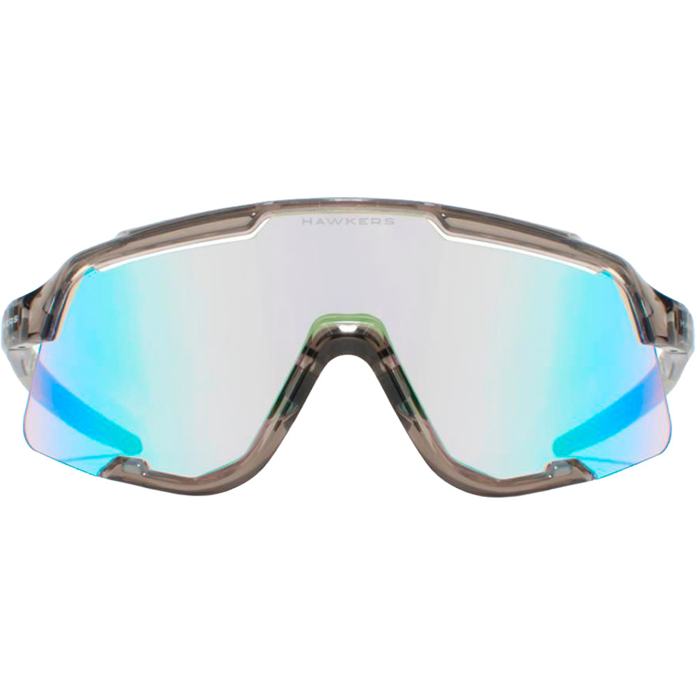 Hawkers gafas ciclismo POWER GRIS TRANSPARENTE BRILLO - FOTOCROMTICO MARRON/AZUL 01