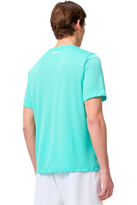 Head camiseta tenis manga corta hombre PRO T-Shirt MenTQ vista trasera