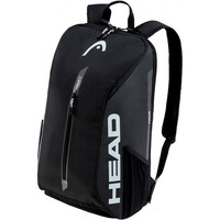 Head mochilas tenis TOUR BACKPACK 25L BKWH vista frontal