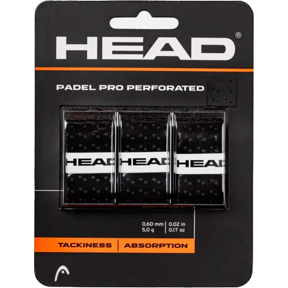 Head overgrip pádel Padel Pro Perforated NE vista frontal