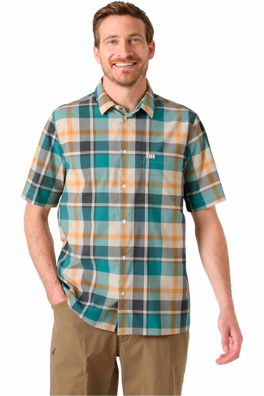 Helly Hansen camisa manga corta hombre FJORD QD SS SHIRT 2.0 vista frontal