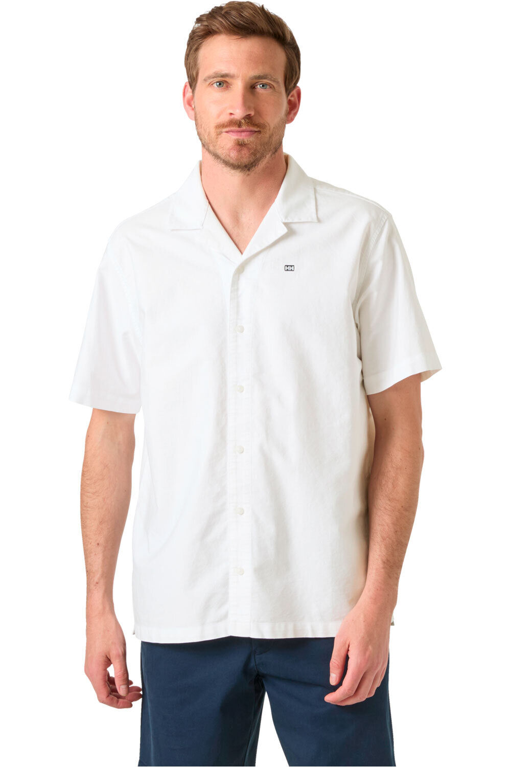Helly Hansen camisa manga corta hombre SHORE SS SHIRT vista frontal