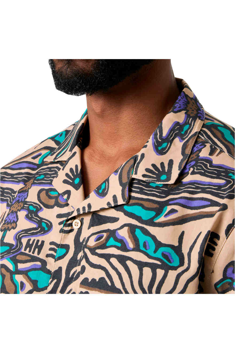 Helly Hansen camisa montaña manga corta hombre HOLMEN SS SHIRT vista detalle