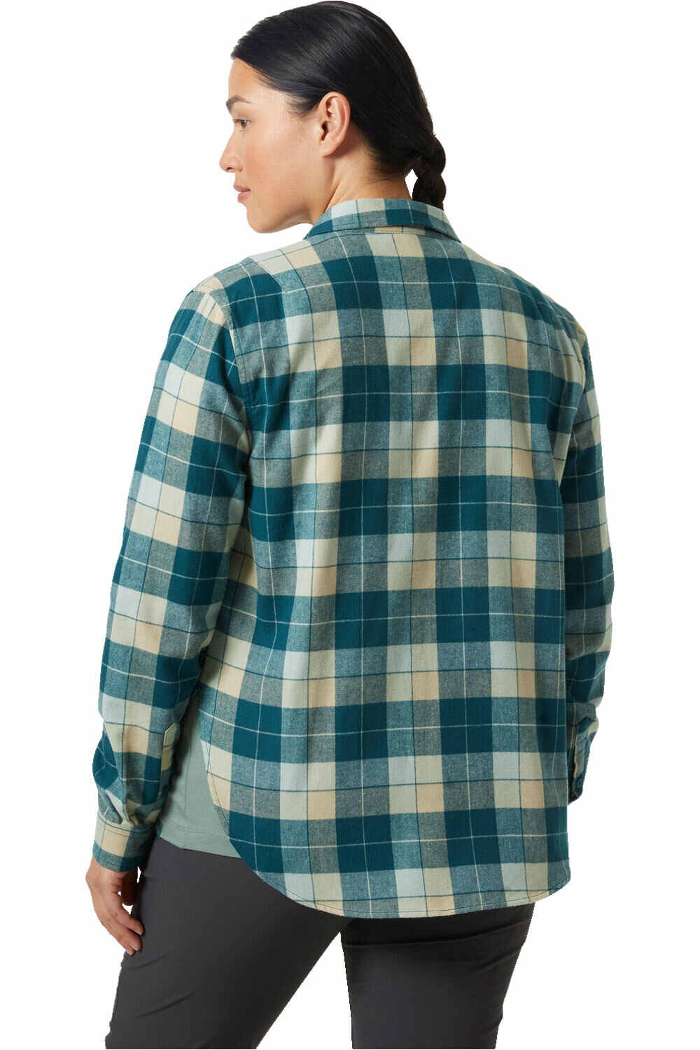 Helly Hansen camisa montaña manga larga mujer W LOKKA FLANNEL LS SHT vista trasera